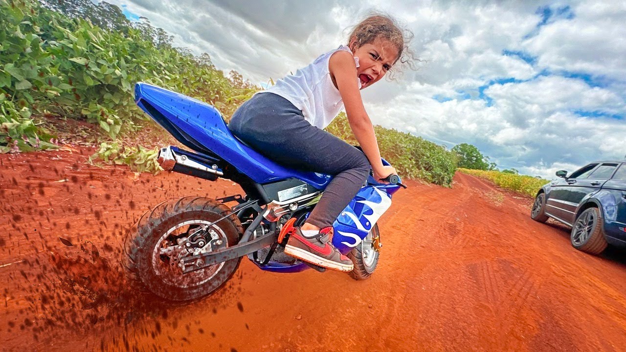 FIZ TRILHA NO BARRO COM MINHA MOTO DE CORRIDA  !