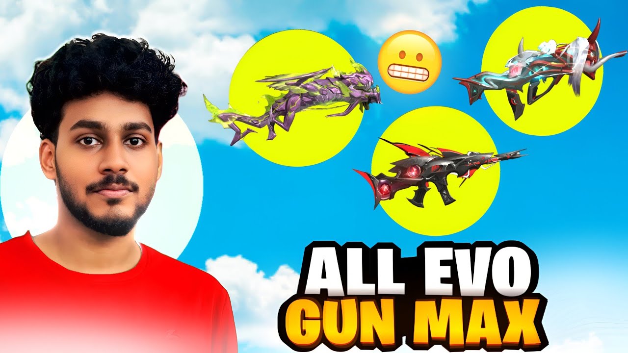 ALL EVO GUNS MAXED😱 RIP 250,000💎 FREE FIRE EVO GUN MAXING | FREE FIRE NEW EVENT