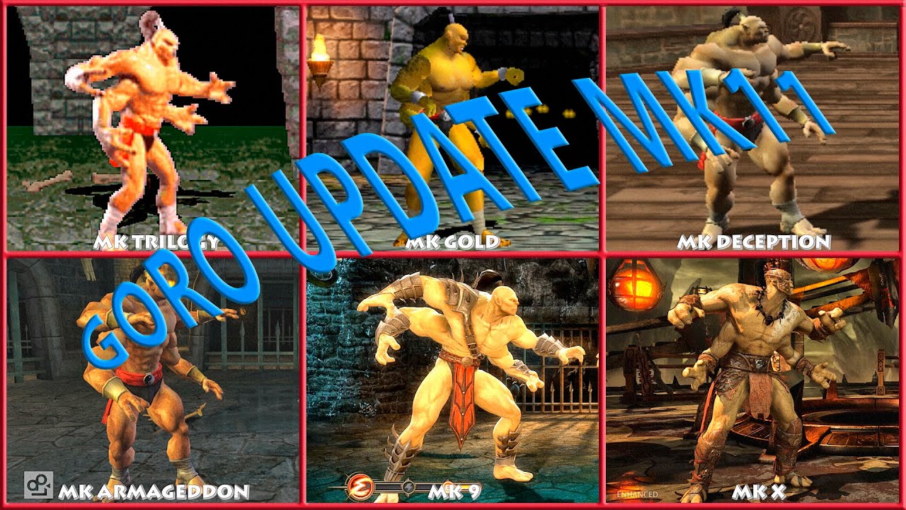 Mortal Kombat GORO Evolution 1992-2021 | UPDATE MK11 | UNRSTRCTD (Blue Blood & Cyrax)
