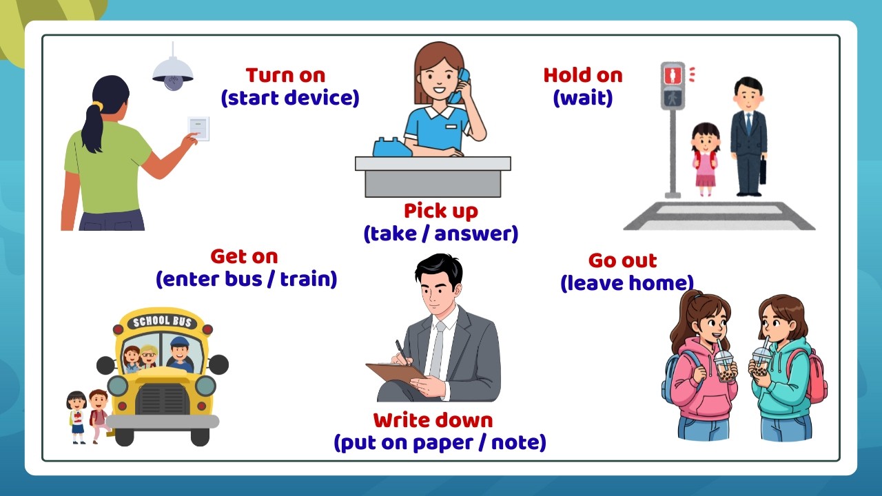Daily Use English Sentences | Phrasal Verbs (Beginner)
