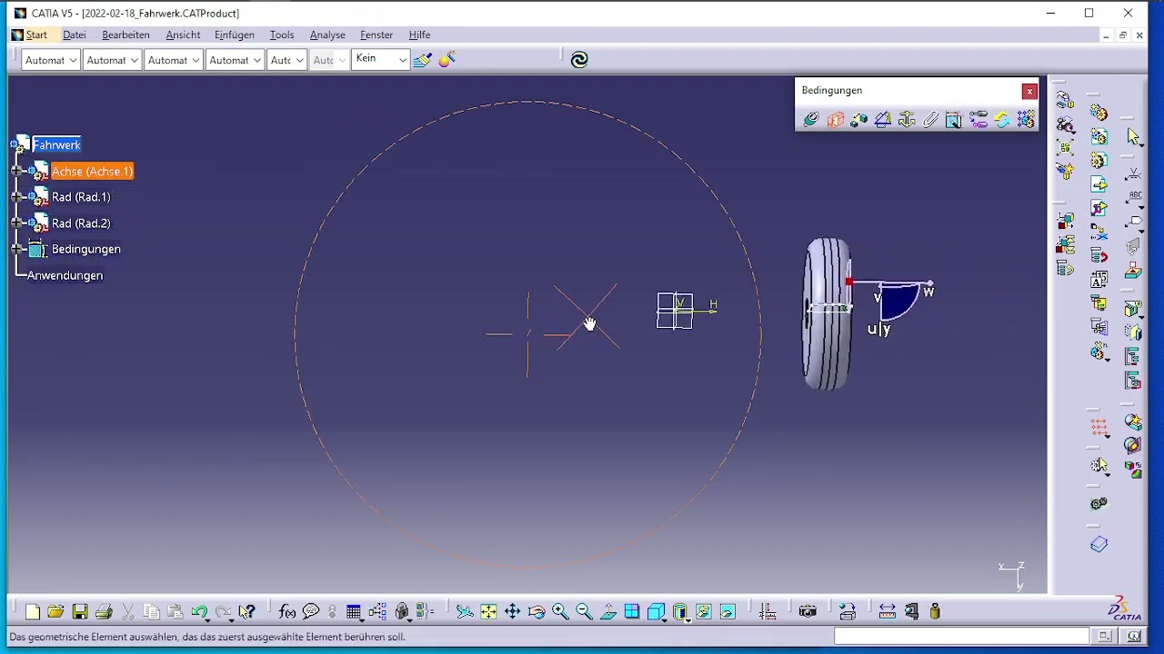 03 CATIA Assembly Bedingungen
