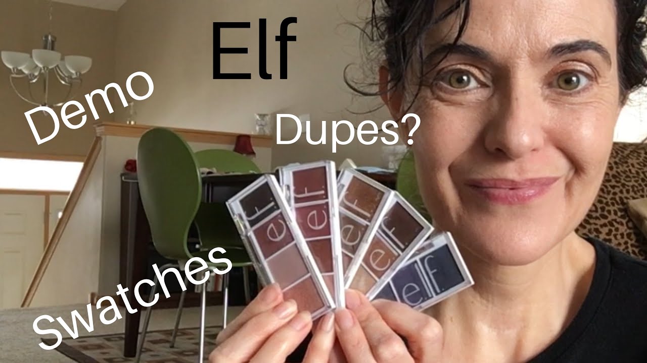 Elf Bite Size palettes: Comparisons/Swatches/review