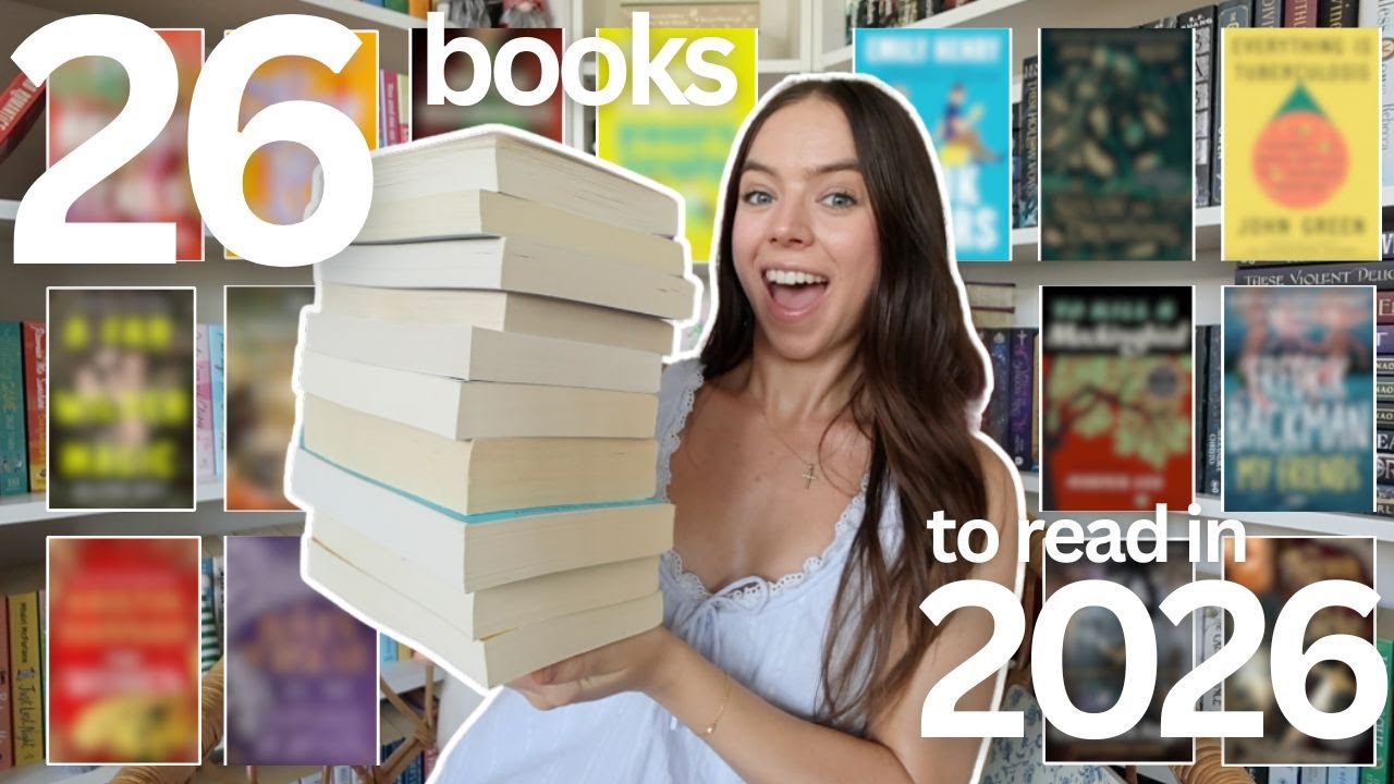 the 26 books I want to read in 2026! 📚✨  *2026 TBR*