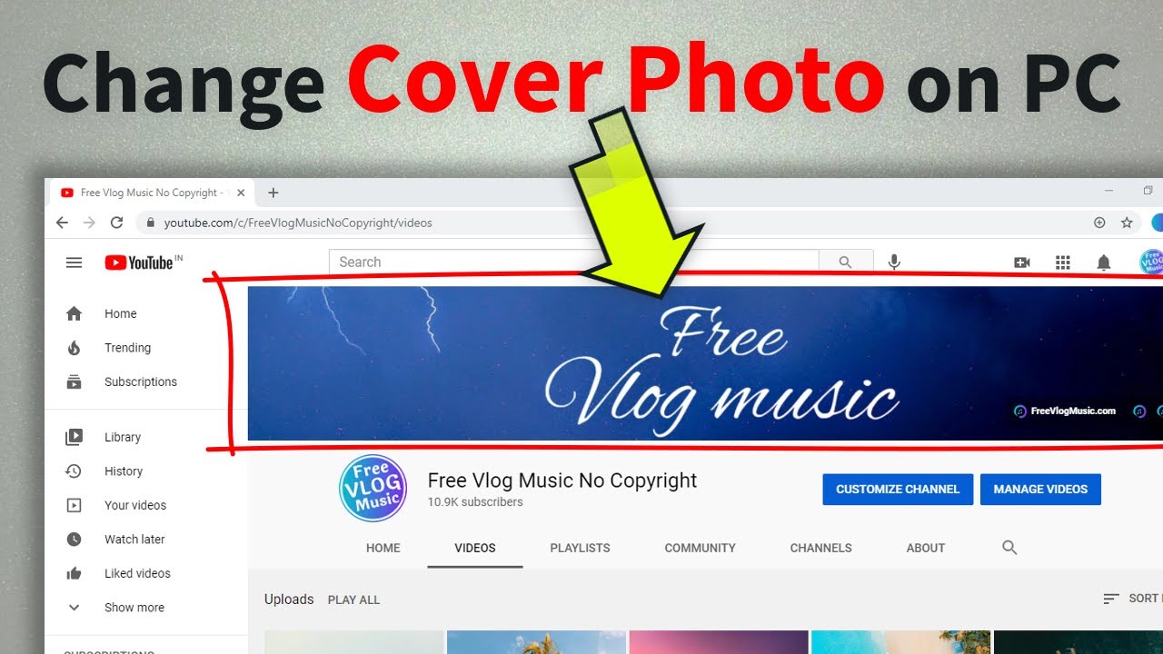 How To Change YouTube Channel Art Cover Photo on PC