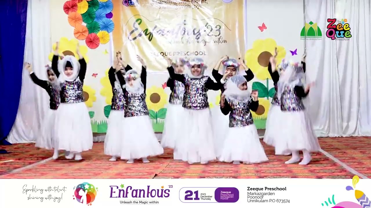 Nasheed Dance LZQ | Enfantous'23 | ZeeQue Fest | ZeeQue Preschool Markazgarden Poonoor
