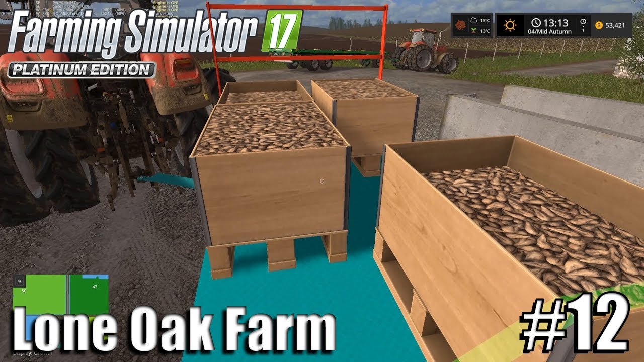 SUGAR BEET  PALLETS| Lone Oak Farm | Timelapse #12 | Farming Simulator 17