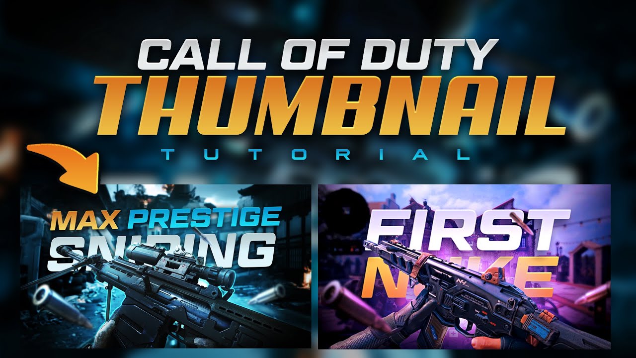 Учебник по созданию миниатюр Call Of Duty (БЕСПЛАТНЫЙ ШАБЛОН!!) — Учебник от EdwardDZN