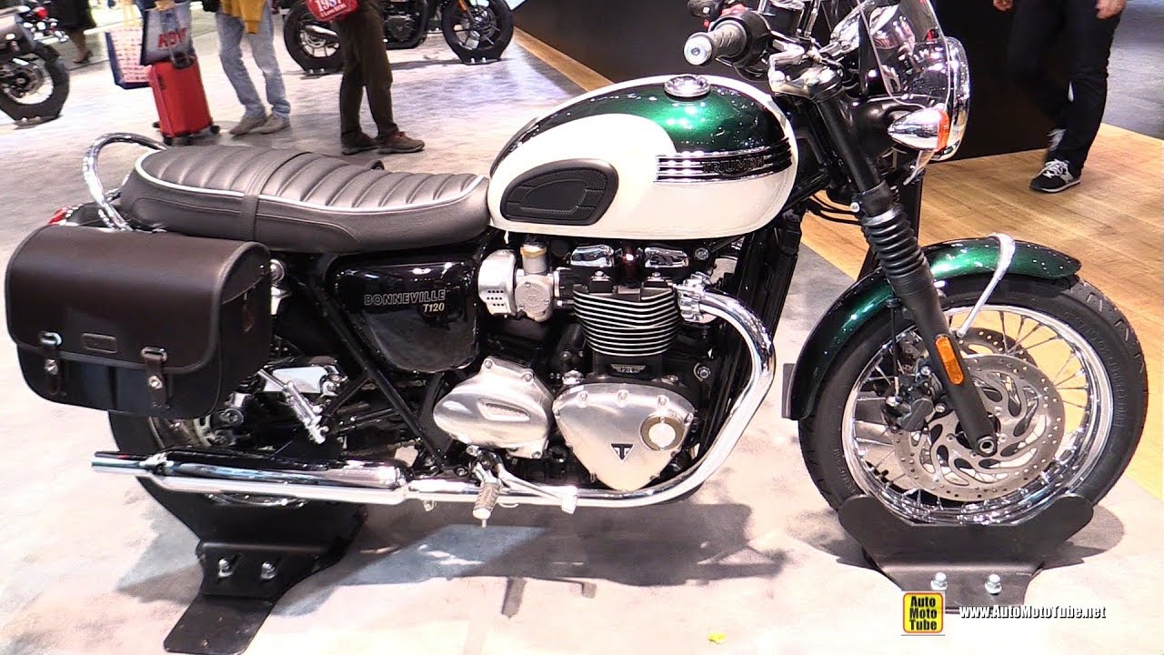 2018 Triumph Bonneville T120 - Walkaround - 2017 EICMA Milan Motorcycle Exhibition