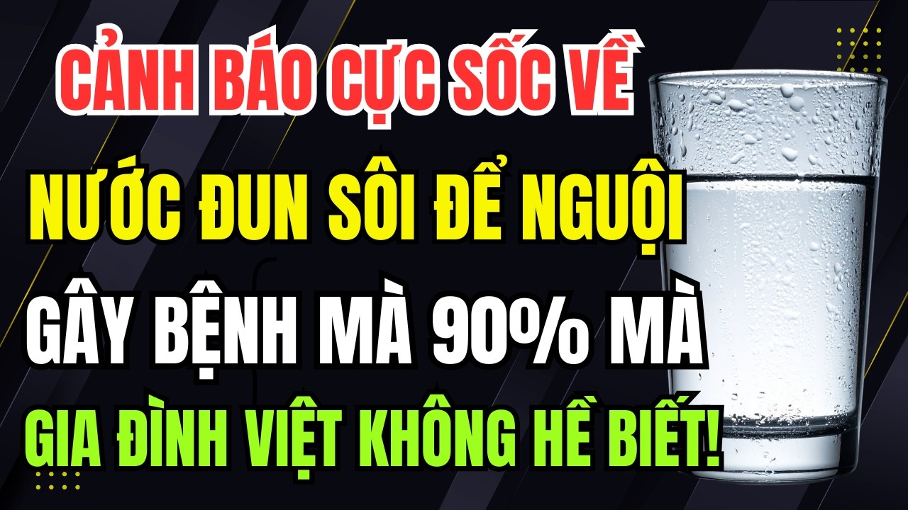 Tin Cực Sốc Về Nước Đun Sôi Để Nguội: Gây Bệnh Mà 90% Gia Đình Việt Không Hề Biết!