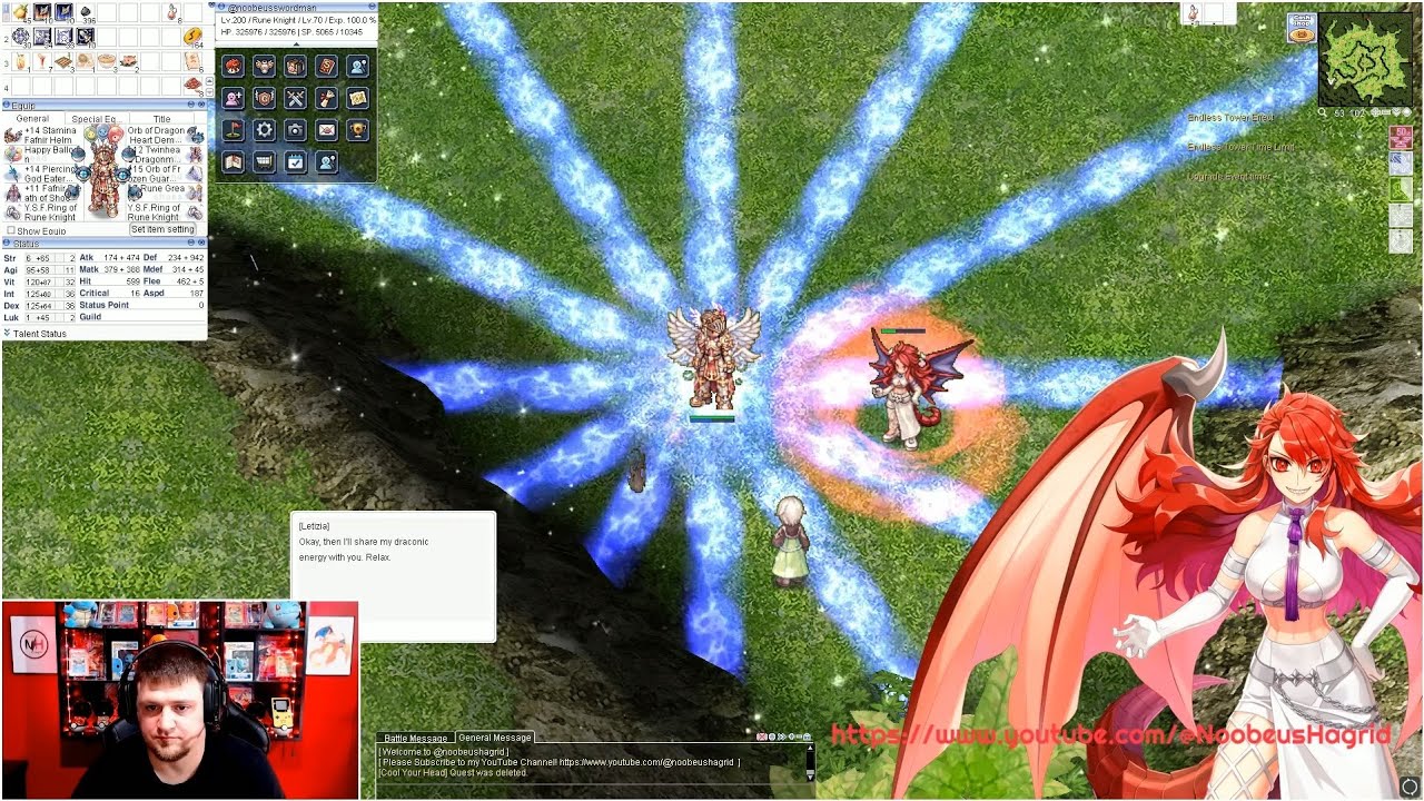 Ragnarok Online (iRO) - Rune Knight 200/70 to Dragon Knight 200+!  Job Change Guide! 4th Job Change!
