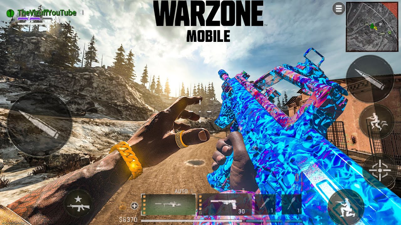 WARZONE MOBILE BUT 120 FOV ON HDR GRAPHICS GAMEPLAY