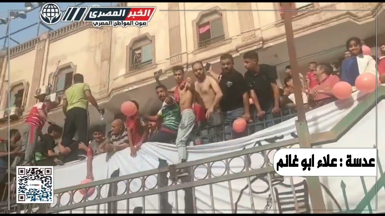 فرحة وهتافات جماهير بلدية المحلة بعد الفوز على الهلال ووضع قدمًا في مشوار العودة إلى الدوري الممتاز