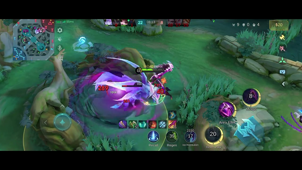 Hanzo sang mimpi buruk telah kembali (God among men)#wonosobo #hanzogameplay #mobilelegends 