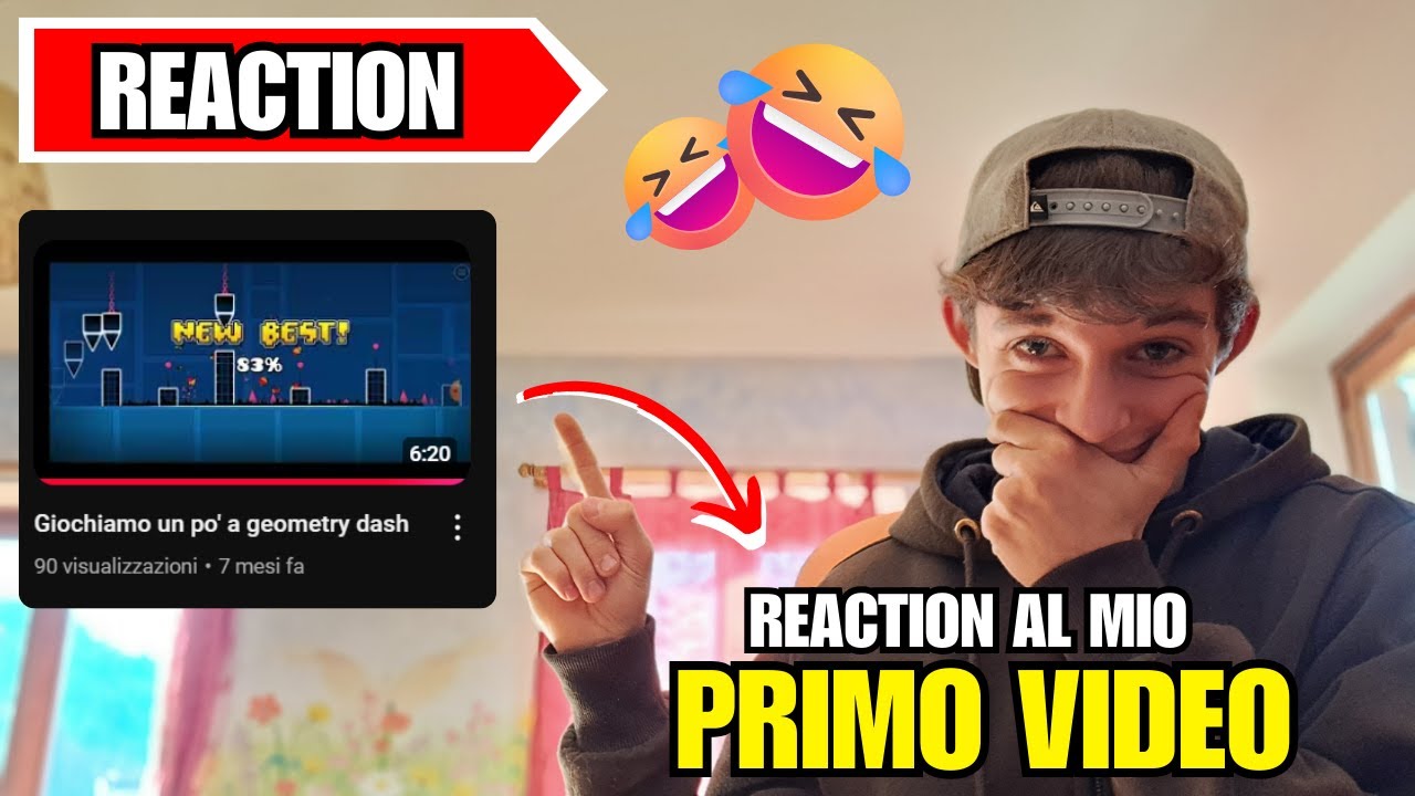 REACTION AL MIO PRIMISSIMO VIDEO!!! - Attenzione Scleri ⚠️‼️⚠️- (Mi sono *AUTO* Cringiato un sacco)