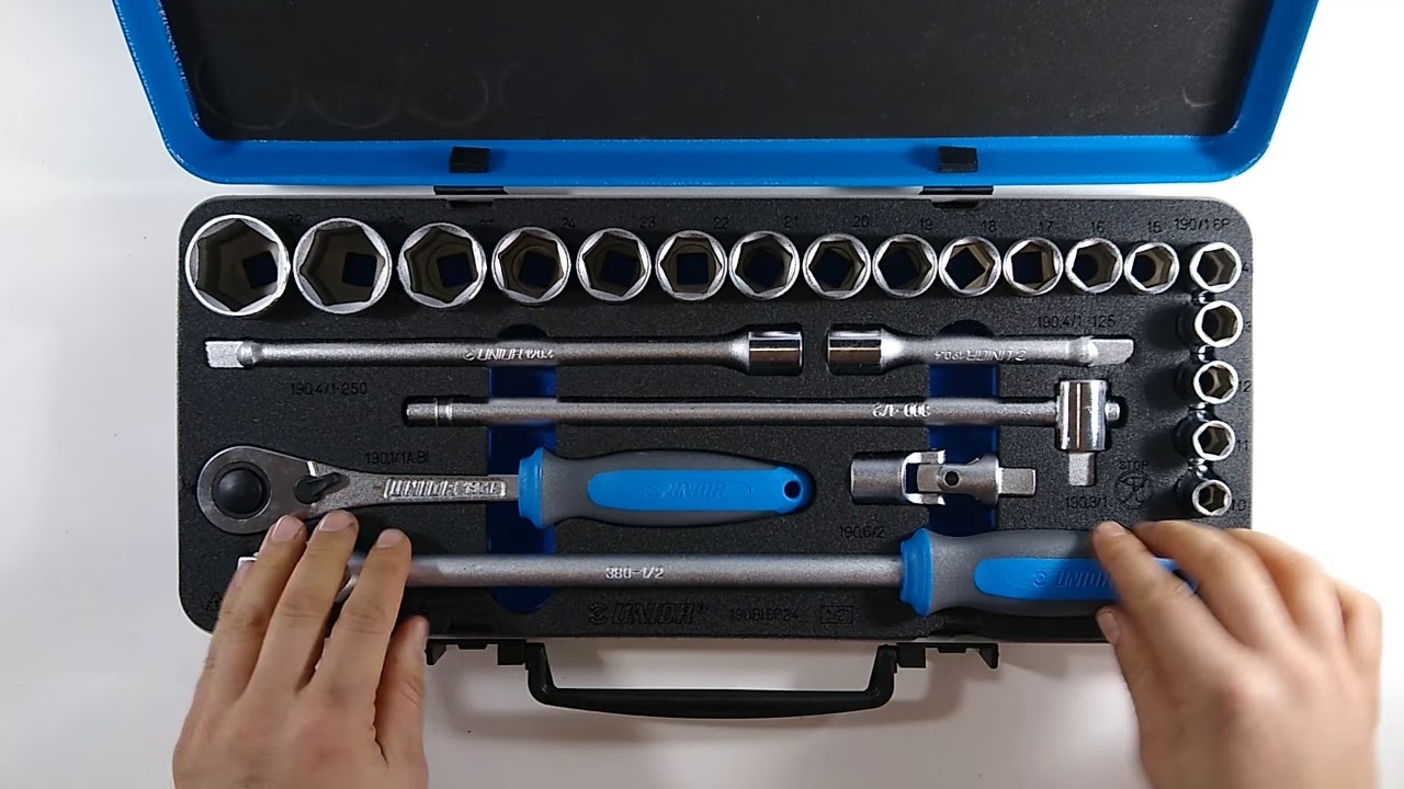 UNIOR Set of socket wrenches1/2