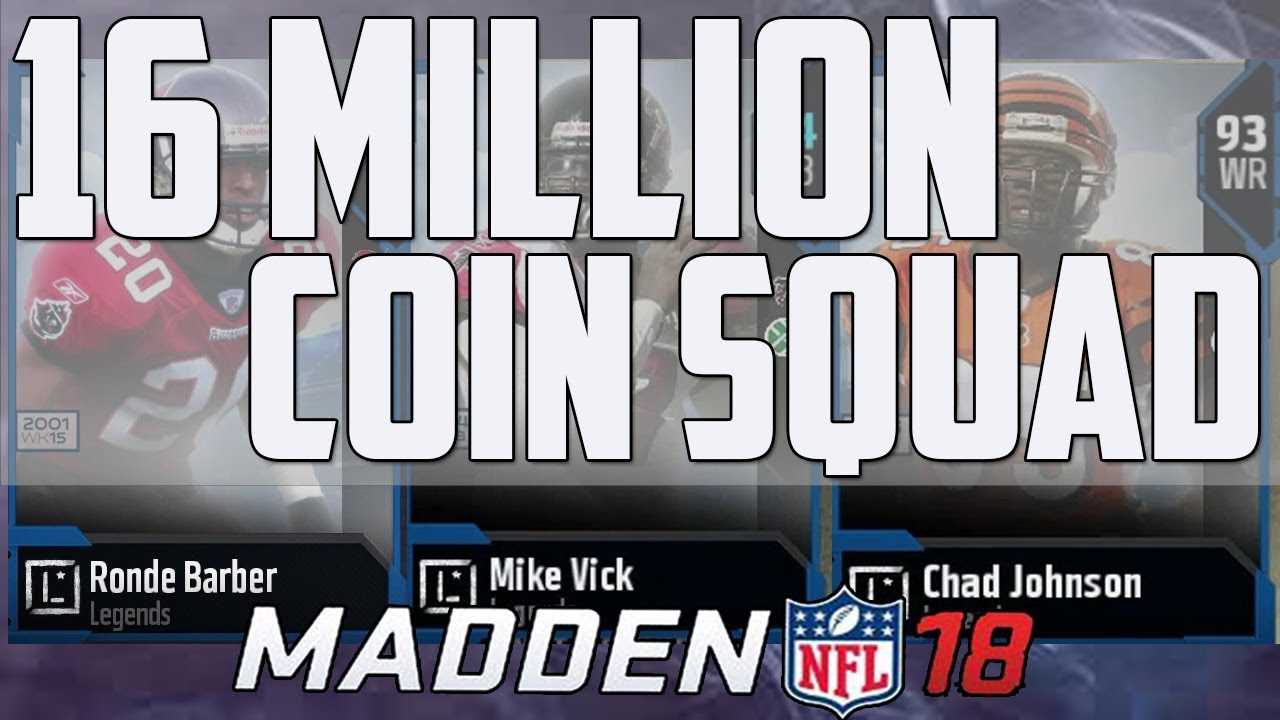 RONDE BARBER, CHAD JOHNSON AND MIKE VICK GAMEPLAY! THE BEST TEAM IN MUT 18 GAMEPLAY