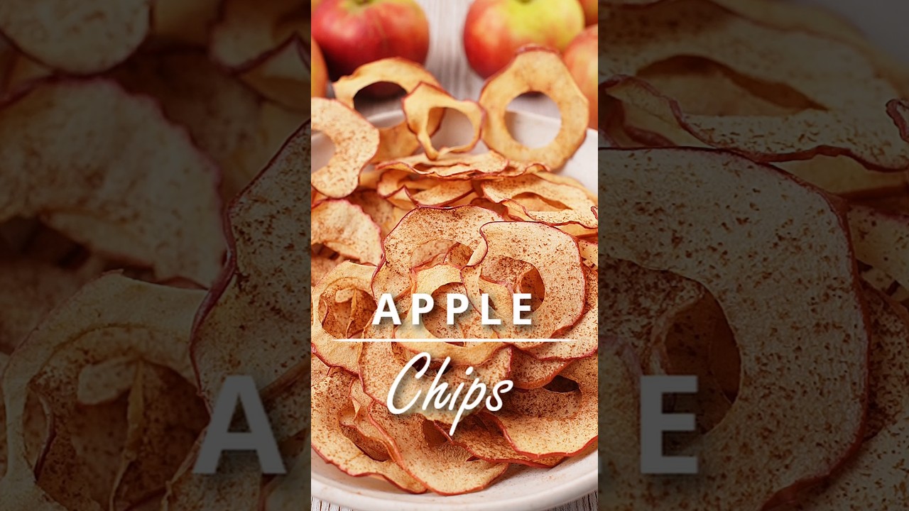 Better Than Store-Bought: Crispy Apple Chips! 🍎🍏&nbsp; #shorts