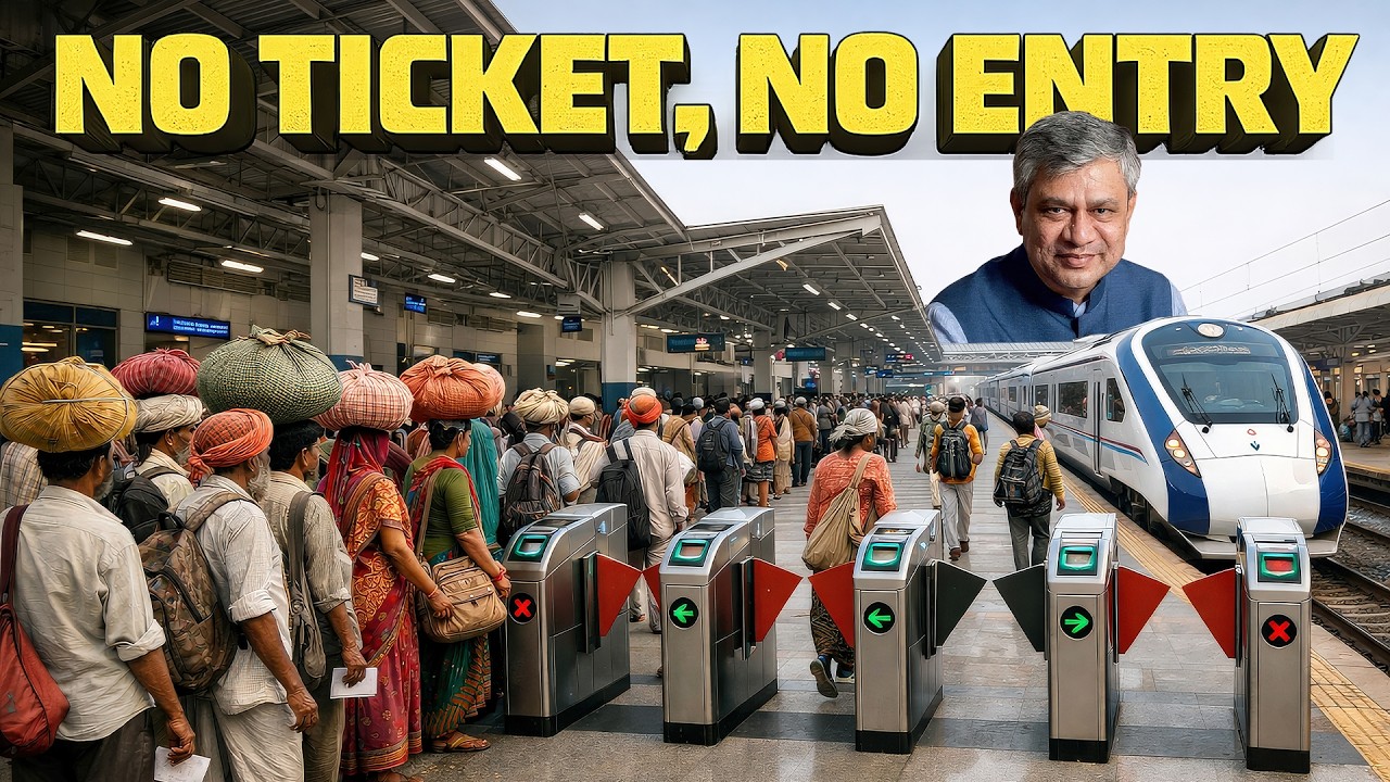 No More Free Rides? Railways Tests Metro-Style Gates at Stations