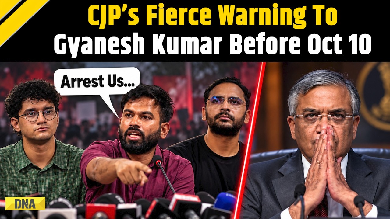 ECI News: 'Arrest Us, We Won't Stop...' CJP's Full PC On CEC Gyanesh Kumar Before Oct 10 Protest