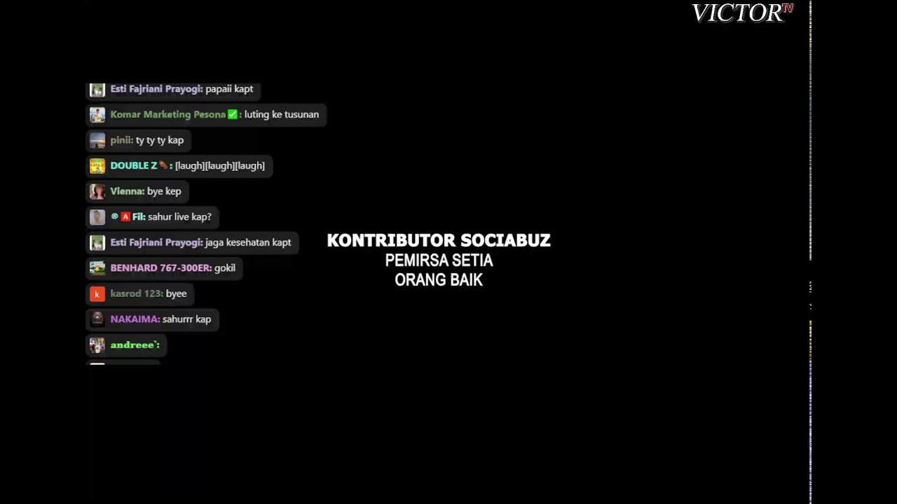 Live Stream Kapten Victor