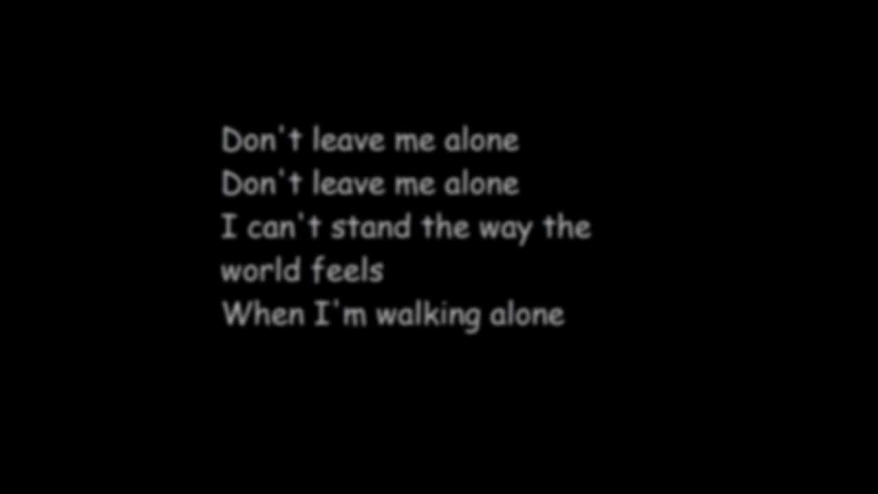 Armor For Sleep | Walking At Night, Alone | Lyrics