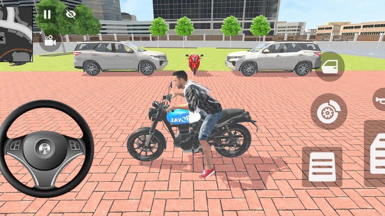🎮Franklin order by 2️⃣ enova car 👑 1️⃣ Hayabusa bike in Indian 🇮🇳bike 💥Theft Auto simulator!!!🎮