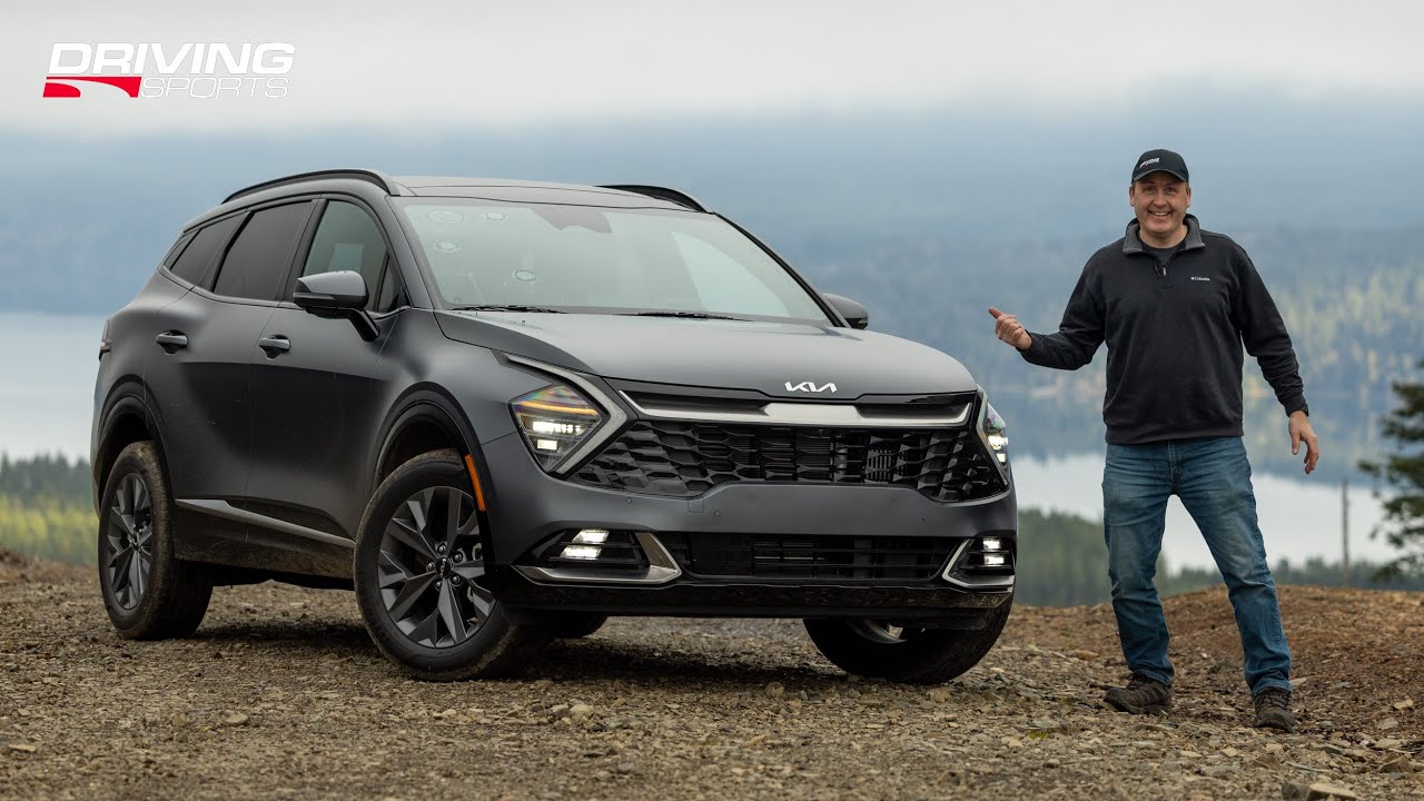 Обзор и внедорожный тест гибридного полноприводного Kia Sportage 2023 года