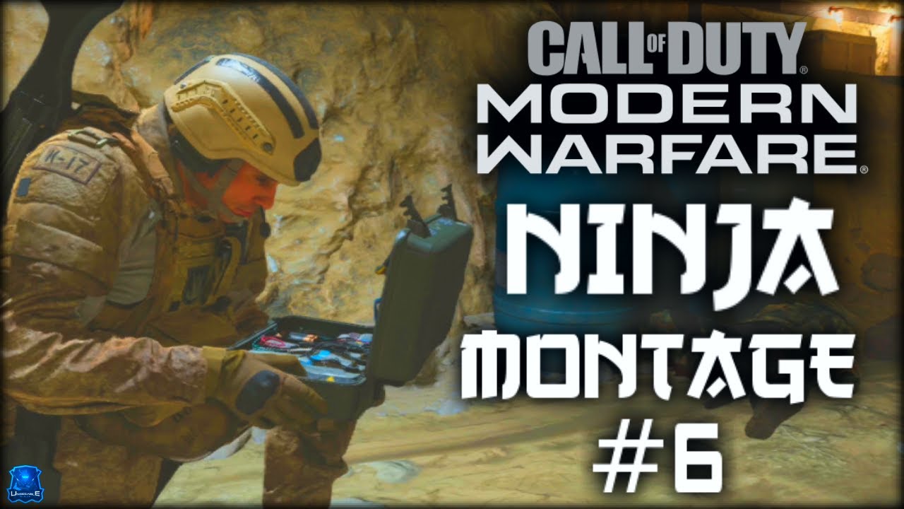 MODERN WARFARE ~ NINJA MONTAGE! #6 (Funny Moments, Ninja Defuse, Rage Reaction, Trolling Noobs)