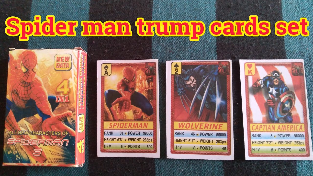 SPIDER MAN-3 TRUMP CARDS