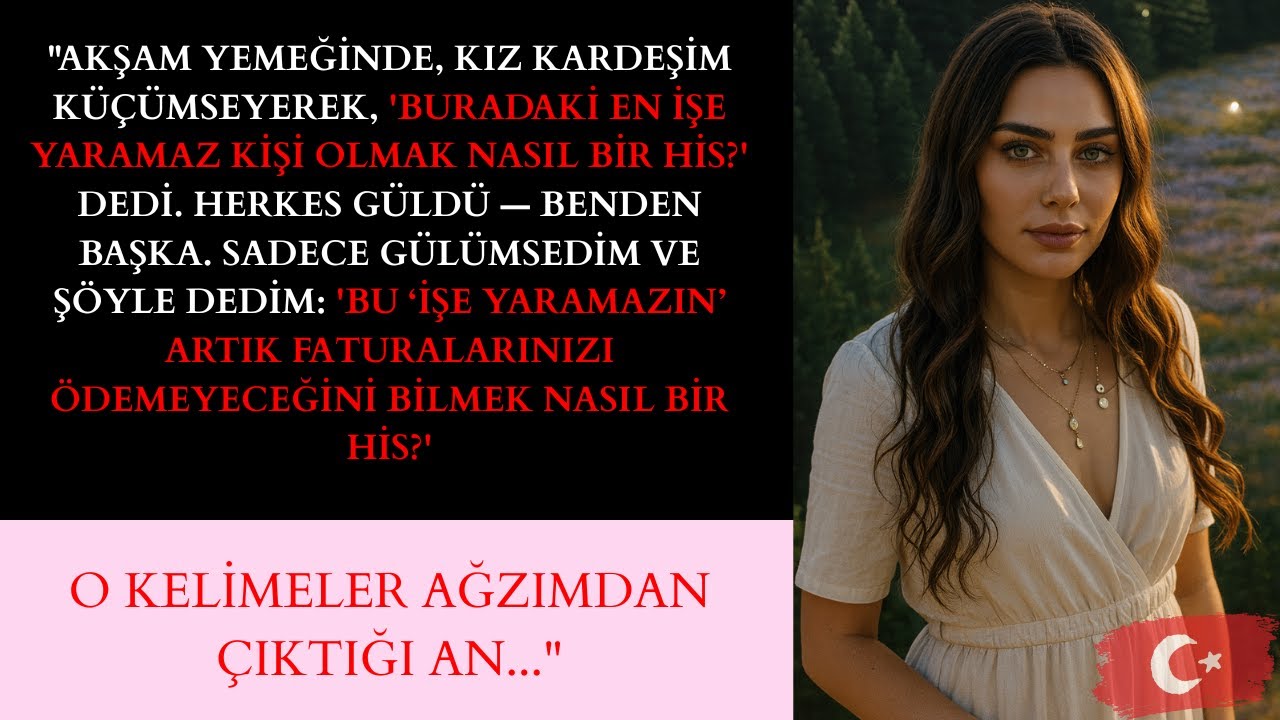Kız kardeşim yemekte beni aşağıladı: “O işe yaramaz” — masadakiler tepkimi beklemiyordu