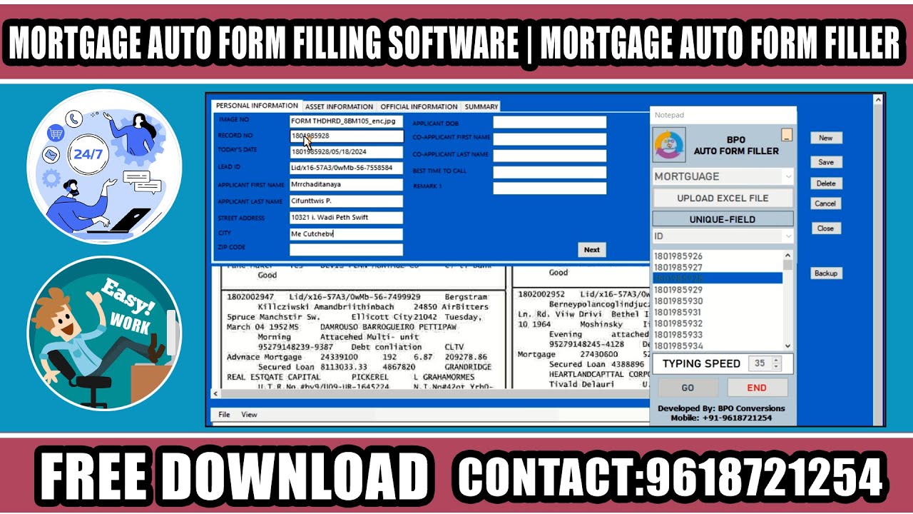 Mortgage Auto Form Filling Software | Mortgage Auto Form Filler