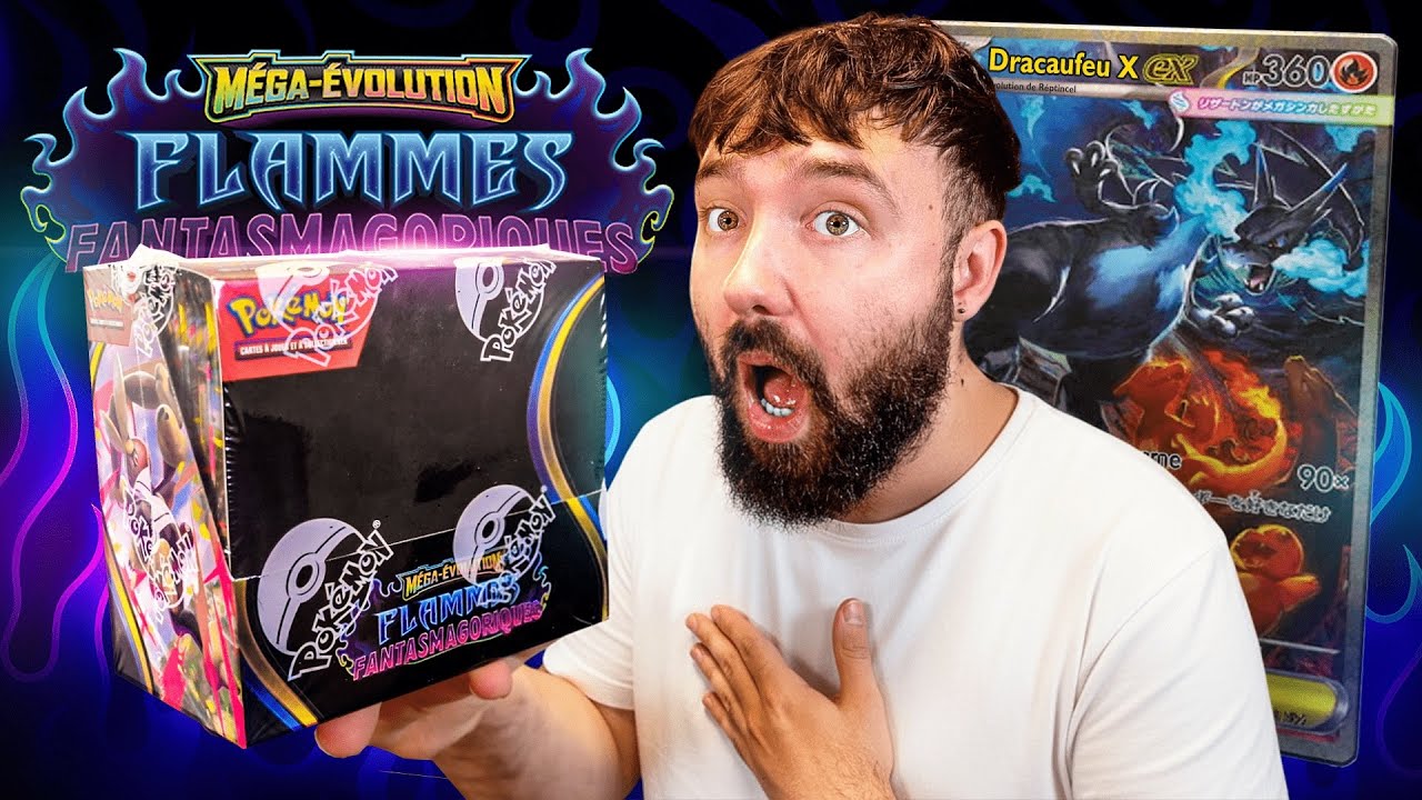EXCLU MONDIAL ! OUVERTURE DISPLAY POK&Eacute;MON FLAMMES FANTASMAGORIQUES MEGA 2 ! 