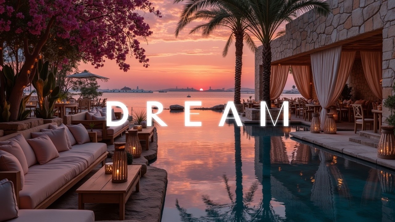 Tropical Deep House Sunset | Luxury Beach House Vibes for Relaxing Chillout Music