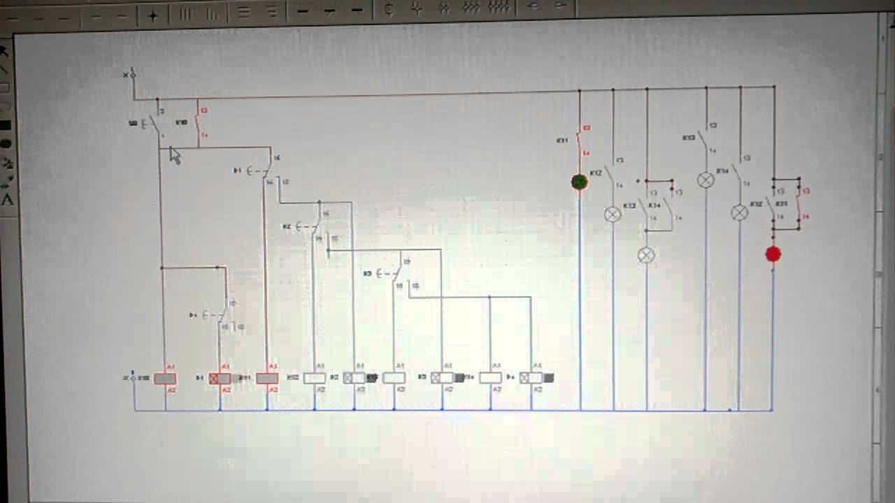 001 Comandos eléctricos cruzamento semáforo (CAD s