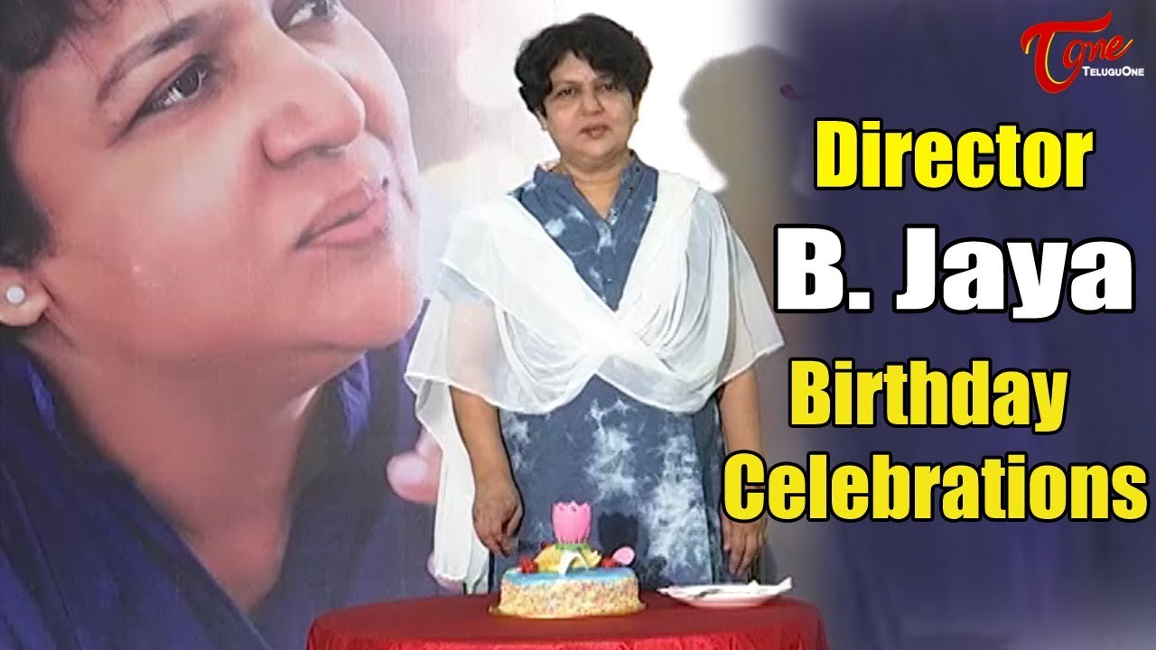 Director B. Jaya Birthday Celebrations And Press Meet