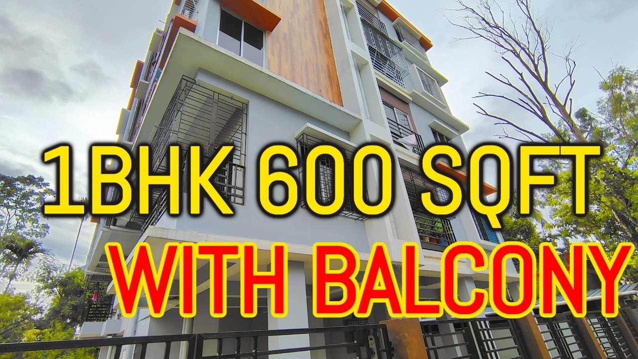 Ready-to-Move 1BHK Flat for Sale in Kolkata, 600 Sq. Ft. with Big Balcony | Low-Budget Flat for S...