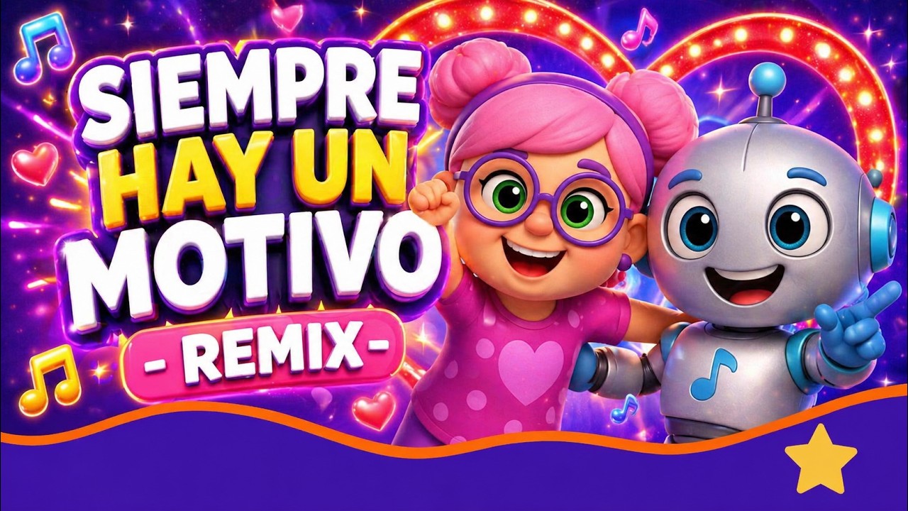 Siempre hay un motivo (Remix) - Canción para celebrar la vida - CANTA BONITO Kids
