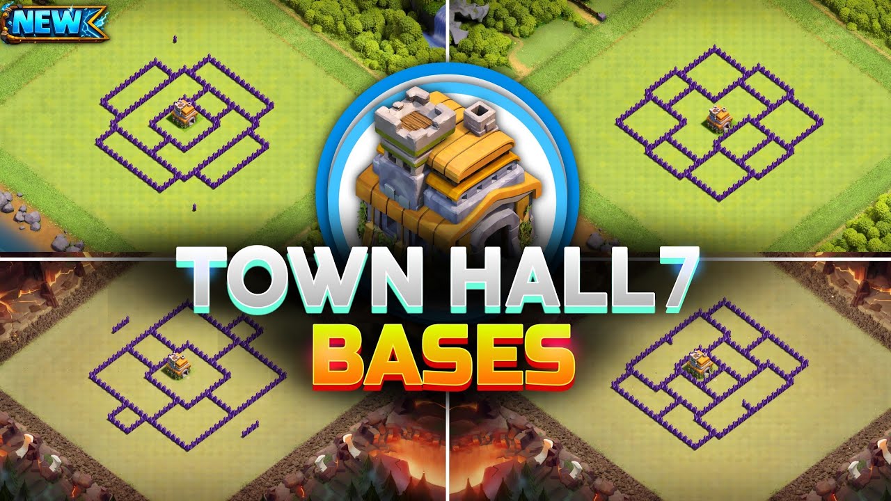 Town Hall 7 War & Trophy Pushing Base | TH7 Best Hybrid Base Layouts 2026 | Clash of Clans