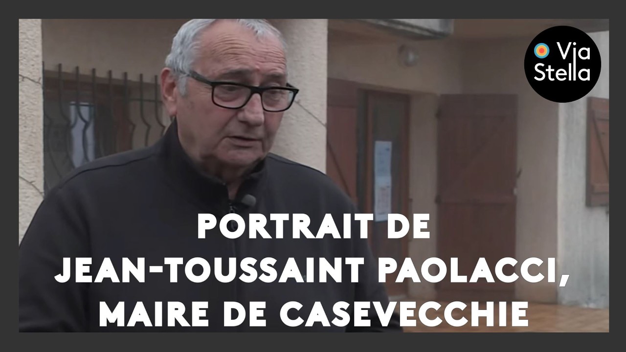 Portrait de Jean-Toussaint Paolacci, maire de Casevecchie