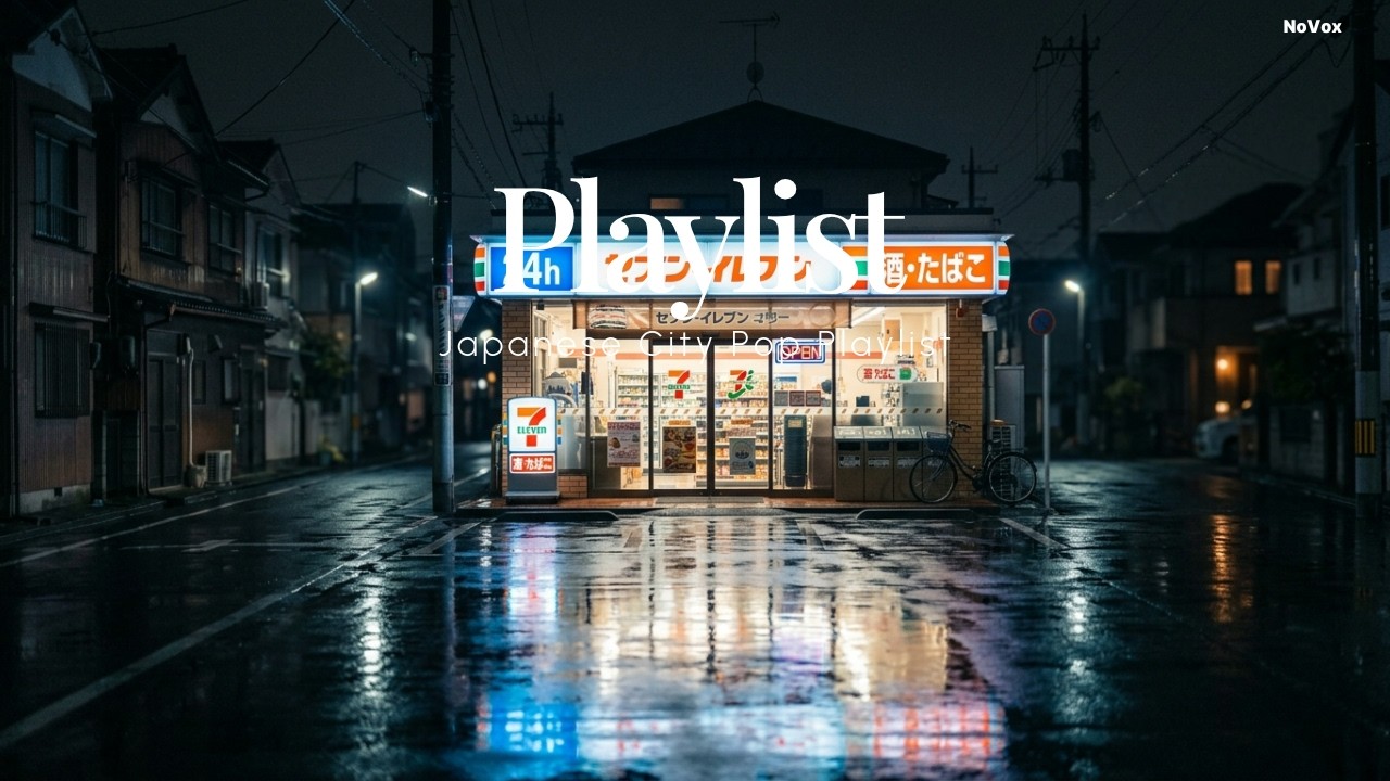 Japanese City Pop Playlist | Urban Soundscapes for Creative Minds