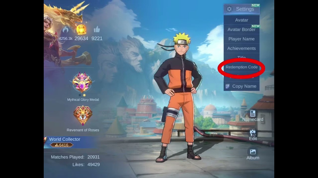 FREE EMOTE AND MORE ( MLBBxNARUTO ) #MLBBxNARUTO #mlbb #naruto #FREEEMOTEICON