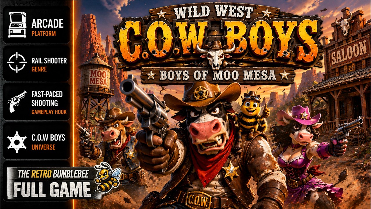 Wild West C.O.W Boys of Moo Mesa (Arcade) - Ride into the Wild West