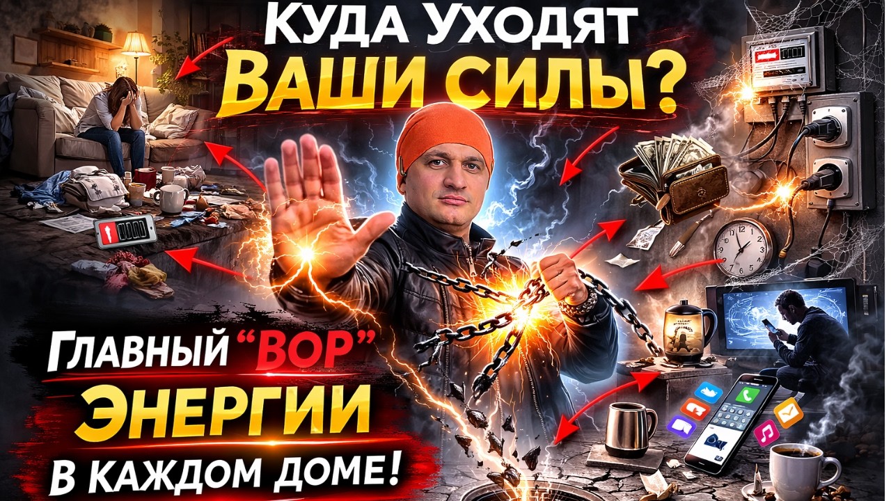Куда уходят ваши силы? Главный «вор» энергии, который есть у каждого дома