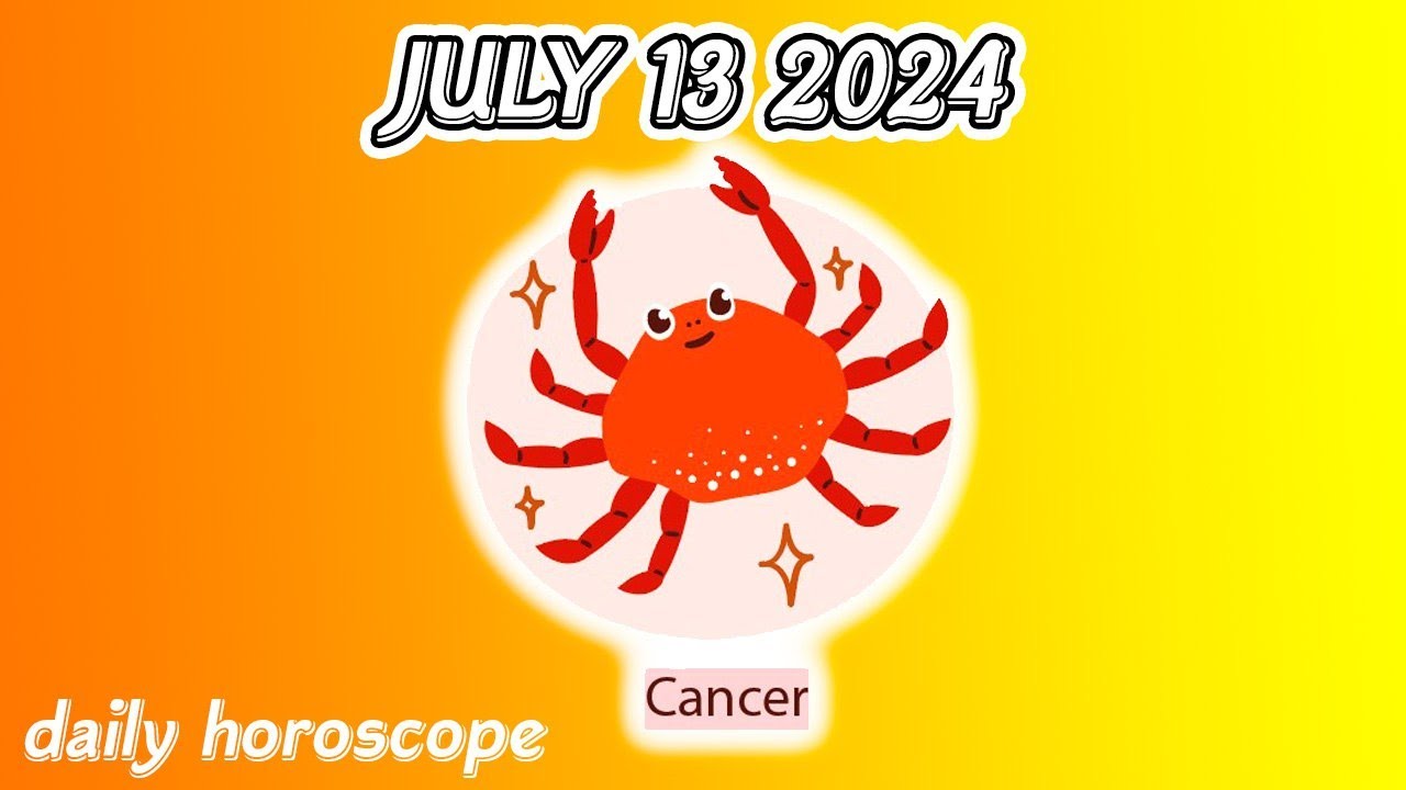 CANCER 🔮 ❤️ daily love horoscope - JULY 13, 2024  🌞 ♋️ 🌞 CANCER LOVE HOROSCOPE ✅ 💫 ⭐️