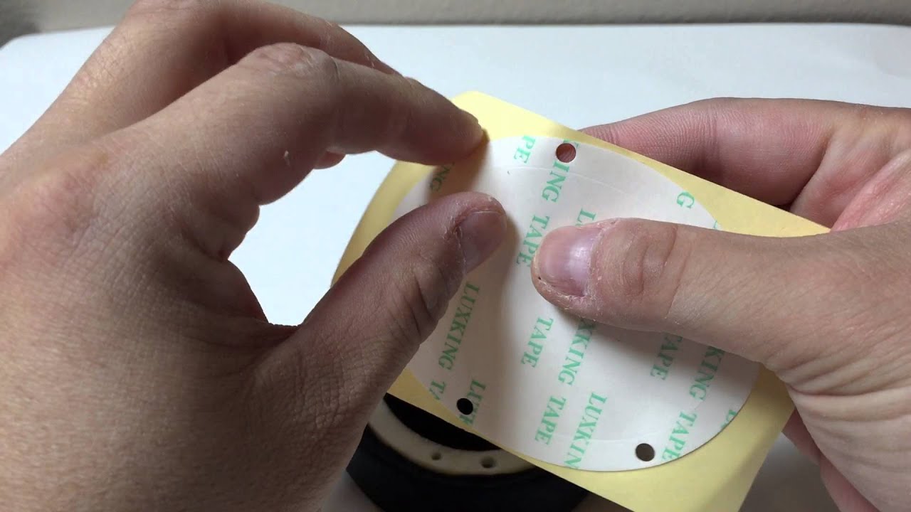 Hot to put on adhesive for Beats Studio 2.0 earpads