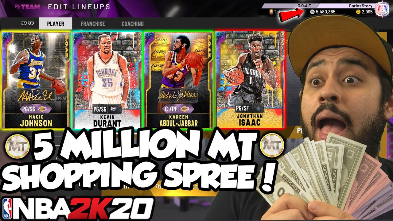 5 MILLION MT SHOPPING SPREE FOR THE BEST GALAXY OPALS AND THE BEST TEAM IN NBA 2K20 MYTEAM