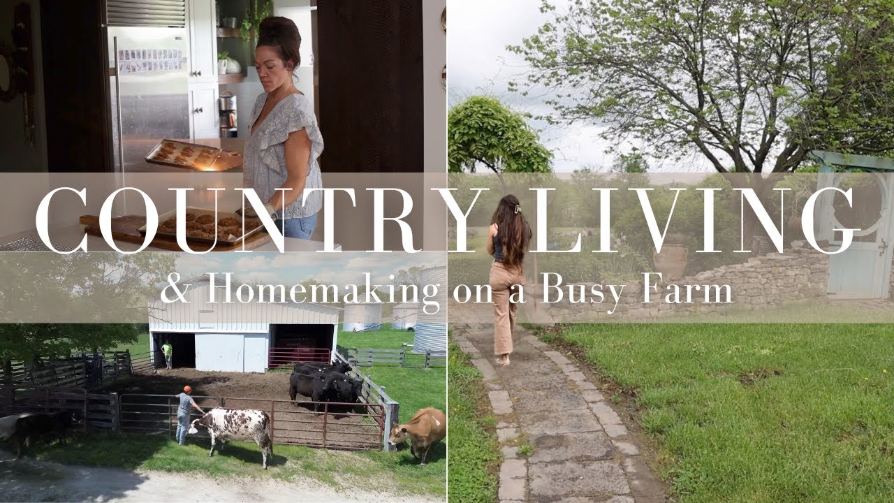 DAY IN THE LIFE | Garden Tour, Cook with Me, and a Catle Auction with 5 Kids!