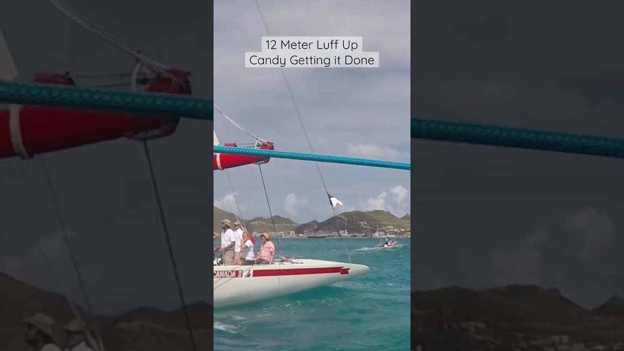 Luff Up!! #sailing #sailingboat #garmin, #12 meter #spinlock #heineken #stmaartenheinekenregatta