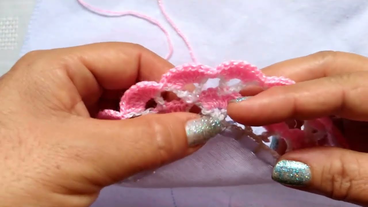 PUNTILLA NUM 489 MUY FÁCIL DE TEJER#crochet #arte #tejidos #parati #manualidades #servilletas