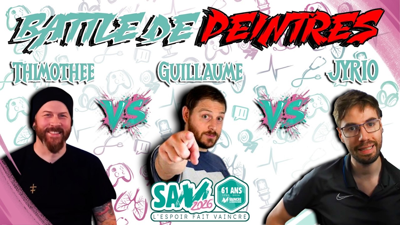 BAttle de Peintre - Stream Against Mucoviscidose